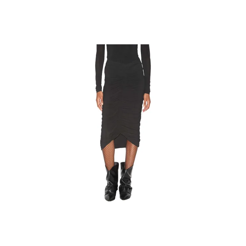 ISABEL MARANT Ruched Midi Skirt-2
