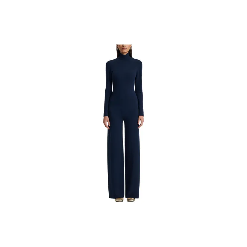 SCANLAN THEODORE Micro Crepe Jumpsuit Jumpsuit Women's Navy/Marine Blue-2