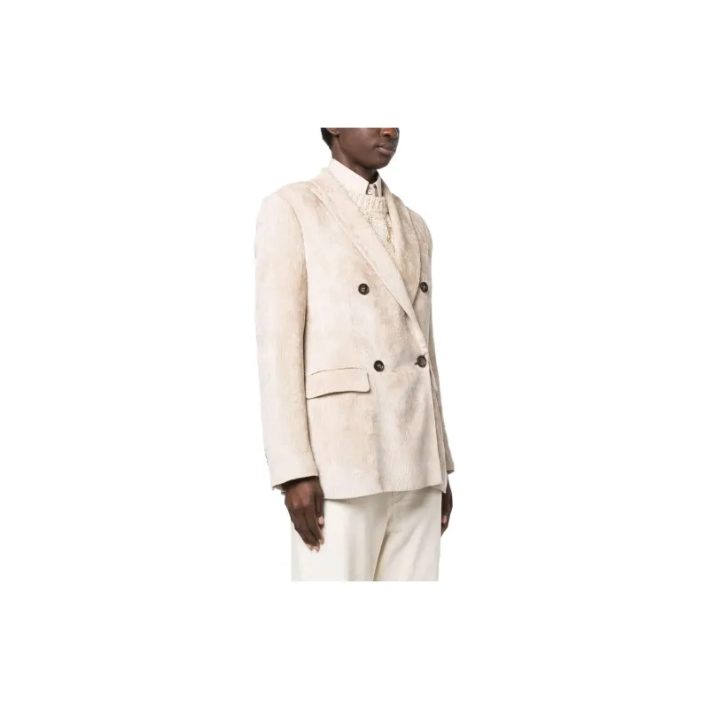 Brunello Cucinelli Double Breasted Long Sleeved Blazer-3