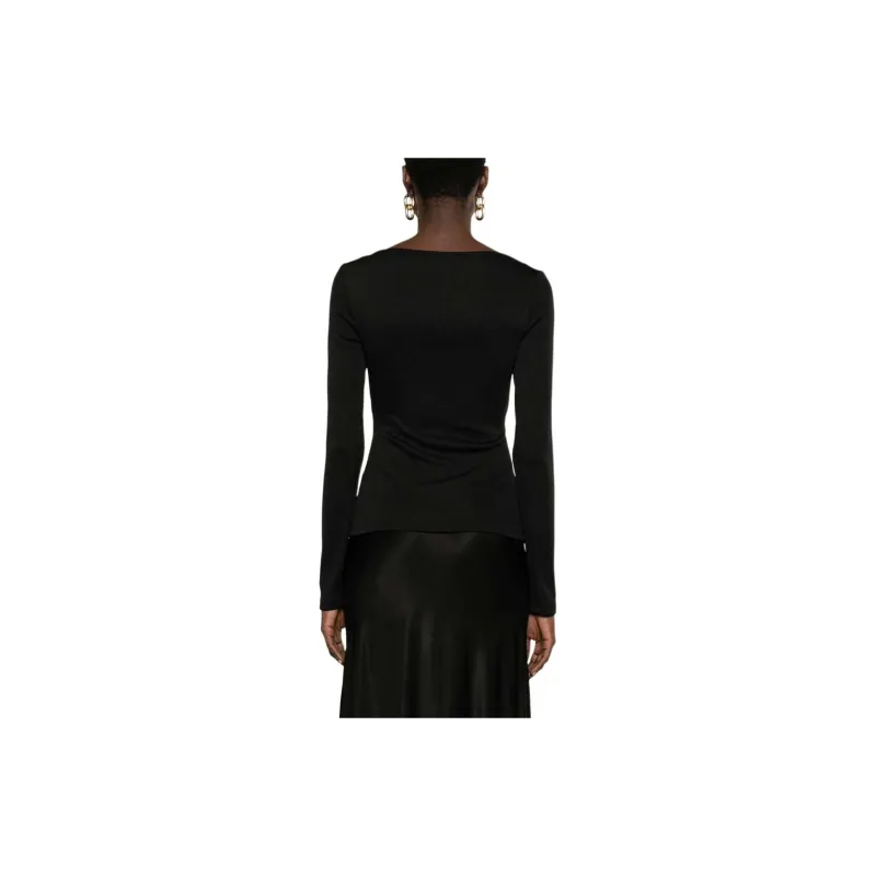 Christopher Esber Callisto Embellished Cut-Out Detailed Ribbed Top-3