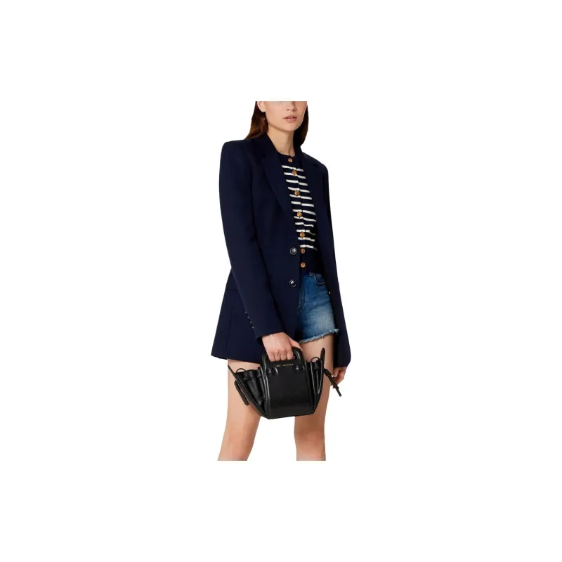 AMIPARIS Sailor Cardigan 'Nautic Blue/Natural White'-3