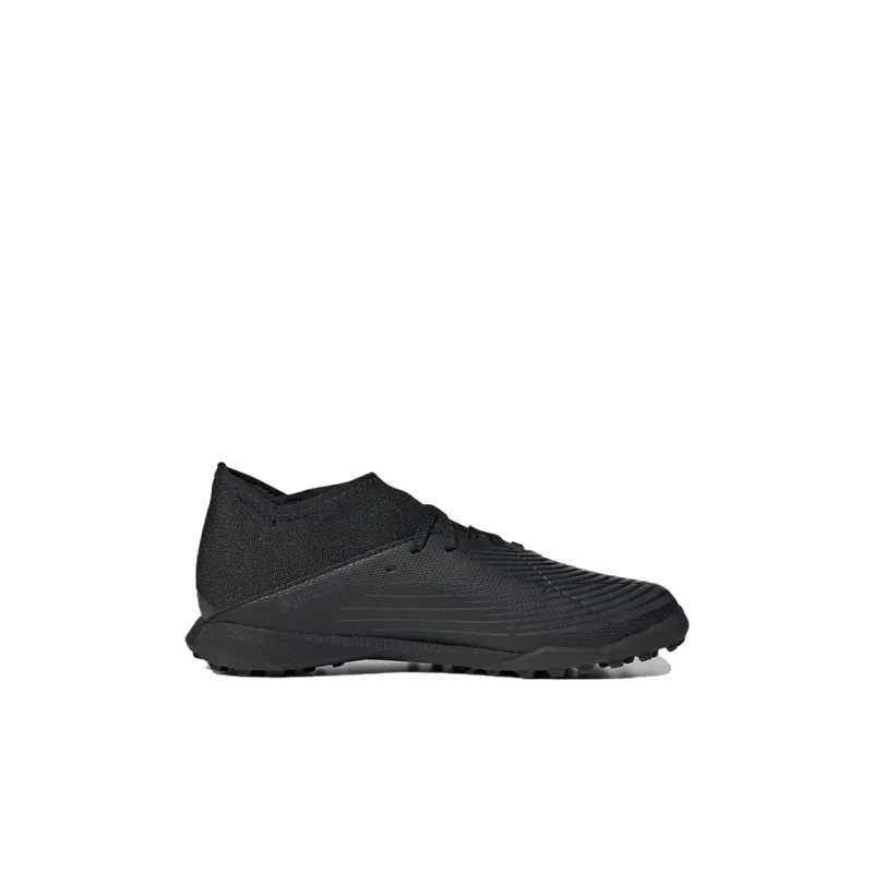 Adidas Predator Edge.3 Edge.3 TF Abrasion Resistant Low Top Kids' Soccer Shoes Black Kids'-1