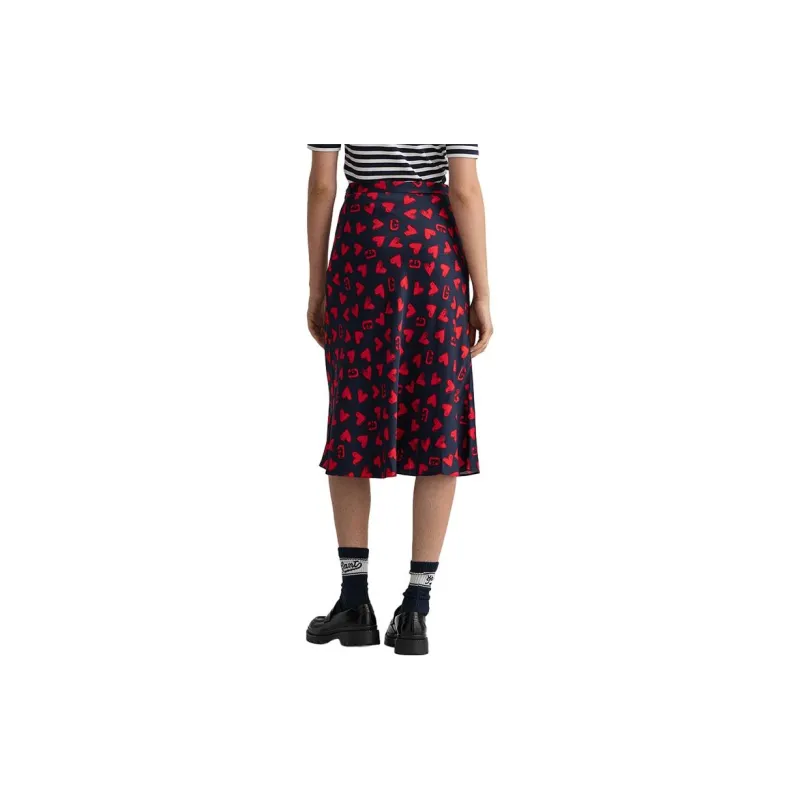 GANT Casual Long Skirts Women's 409 Dark Blue-2