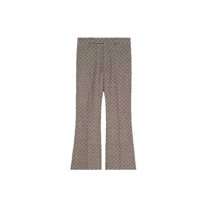 GUCCI SS21 Casual Pants Women's Khaki-4