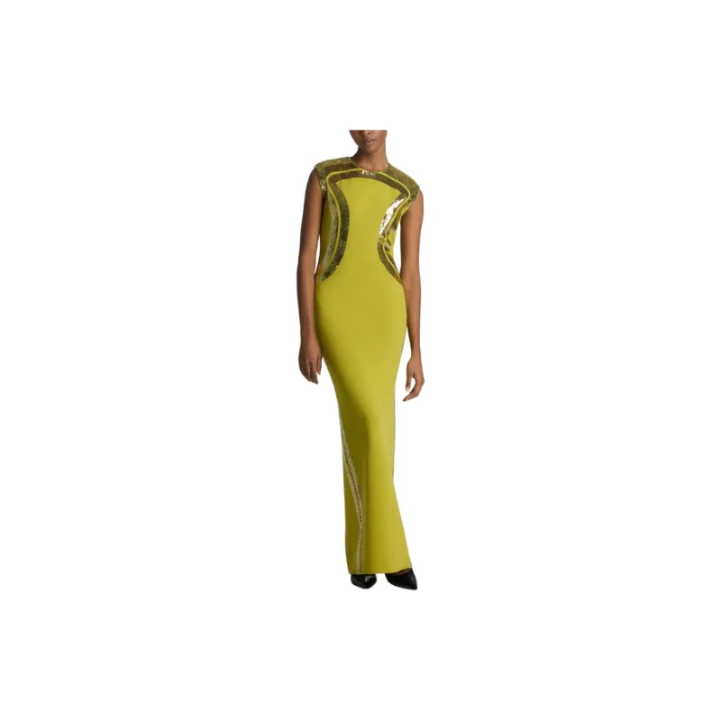 St. John Sequin-design Maxi Dress-2