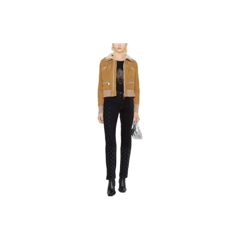 DSQUARED 2 Ribbed detail Zipped up Bomber Jacket-1