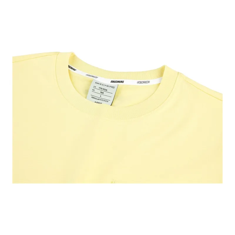 Skechers Funny Monster T-Shirts Unisex Light Banana Yellow/01UP-2