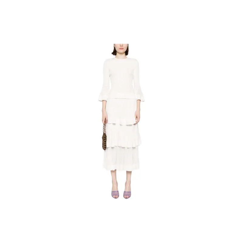 Zimmermann Natura Knitted Ruffled Top-1