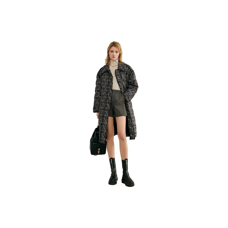 ELLE Down Jackets Women's Black-2