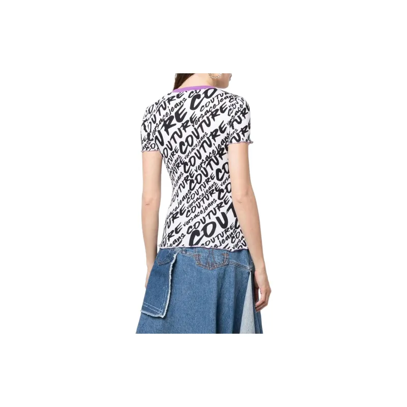 VERSACE JEANS COUTURE SS22 Regular T Shirt Women's Black-3