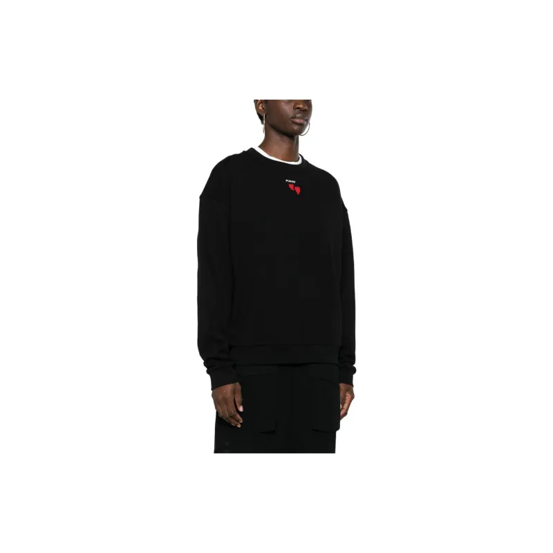 PINKO Logo Intarsia knit Cotton Jumper-3
