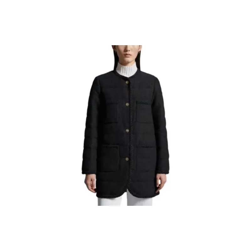 Moncler Jackets Coats Women's Black-2