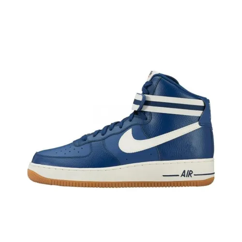 Nike Air Force 1 High '07 Skateboard Shoes Unisex High-Top Blue/White