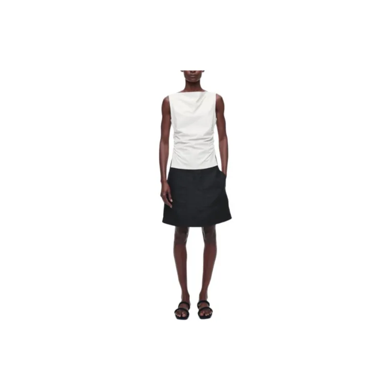 COS SS24 Casual Short Skirts Women's Black-1