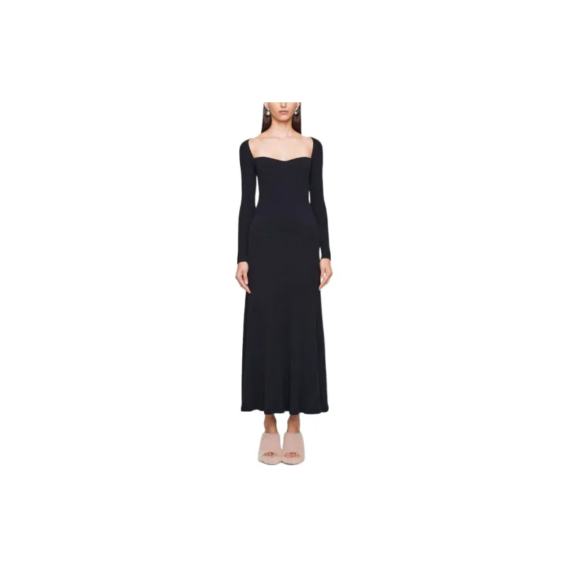 ANNA QUAN SS24 Long-Sleeved Dresses Women's Black-1