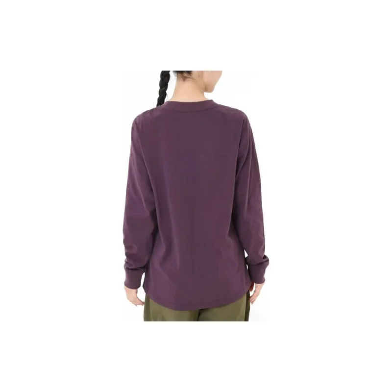 New Balance Drop Shoulder Sleeve T Shirt Women's Plum Brown-3