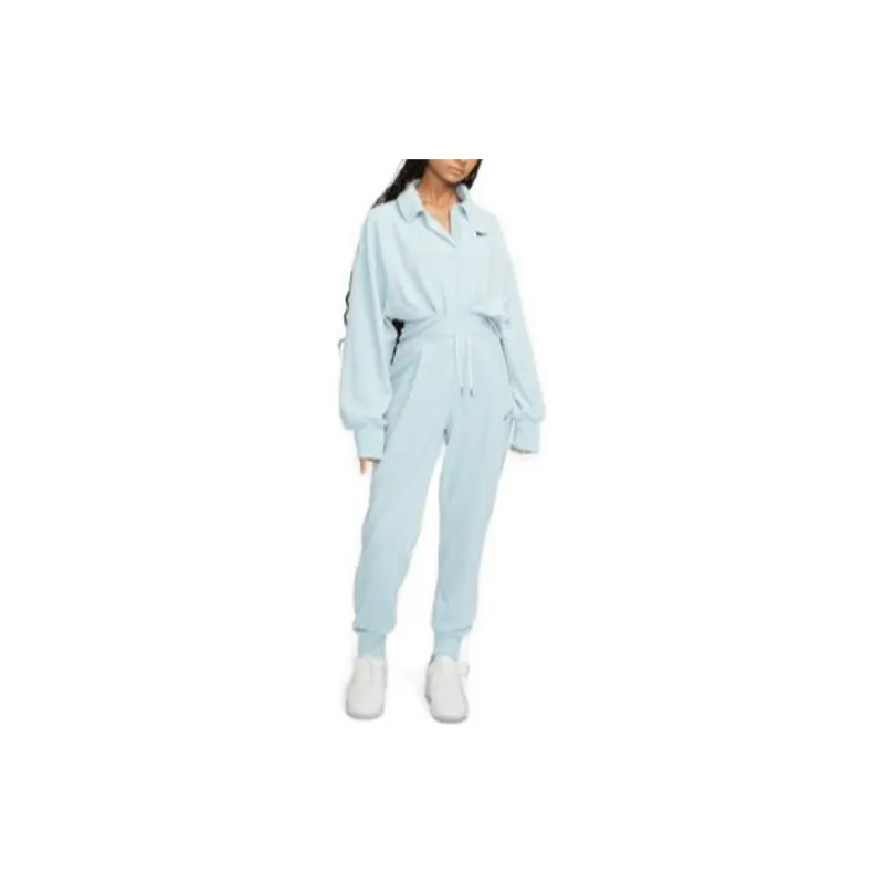 Nike Knitted Sweatpants Women's Light Blue-4