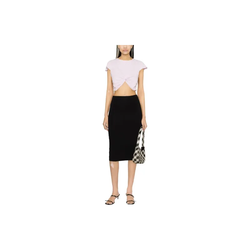 PINKO Casual Long Skirts Women's Black-1