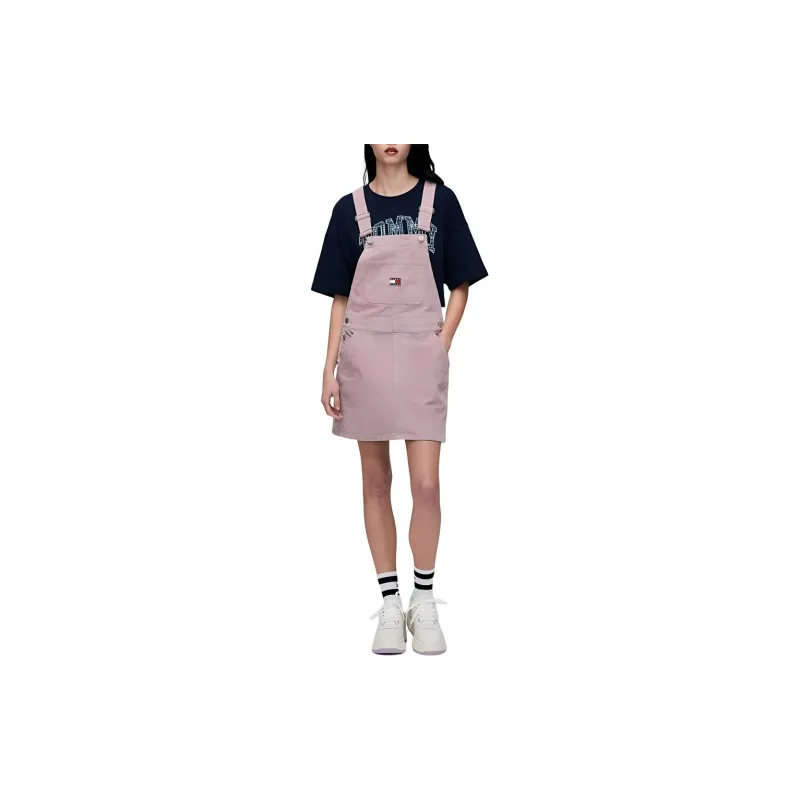 Tommy Hilfiger TJW WASH CORD DUNGAREE DRESS E Sleeveless Dress Women's Purple-3