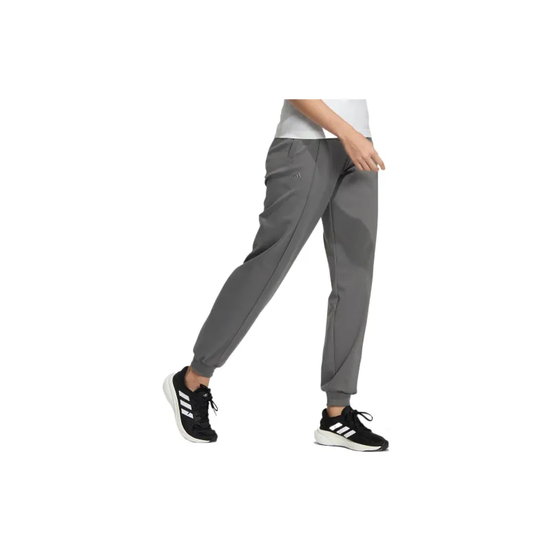 Adidas Knitted Sweatpants Women's Gray-3