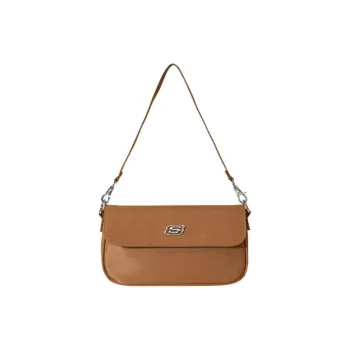 Skechers Fabric Crossbody Bag, Shoulder Bag Regular Unisex Brown Sugar Brown