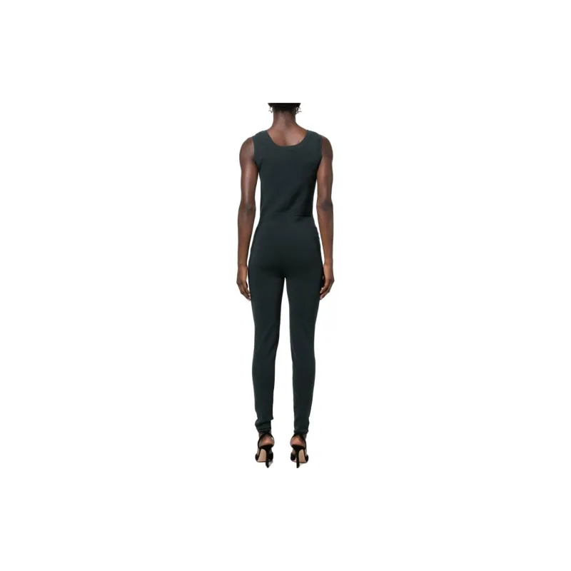 PAROSH Sleeveless Fitted Jumpsuit-1