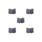 5 Pack (Platinum Gray+Platinum Gray+Platinum Gray+Platinum Gray+Platinum Gray)