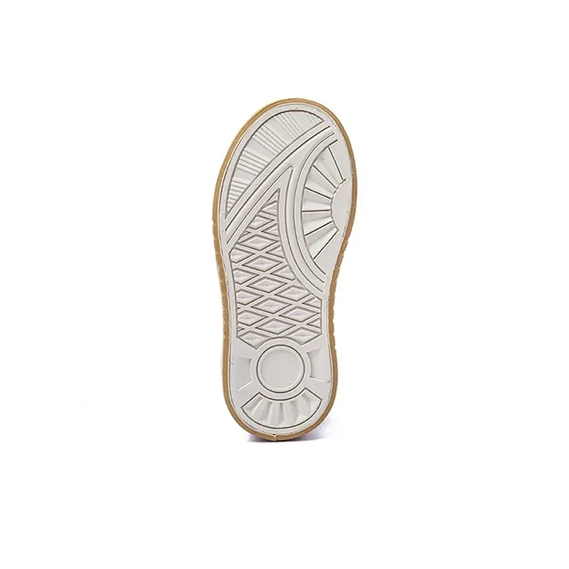 KAPPA KIDS Anti Slip And Wear Resistant Breathable Low Top Kids' Skateboarding Shoes Beige White Green Kids'-5