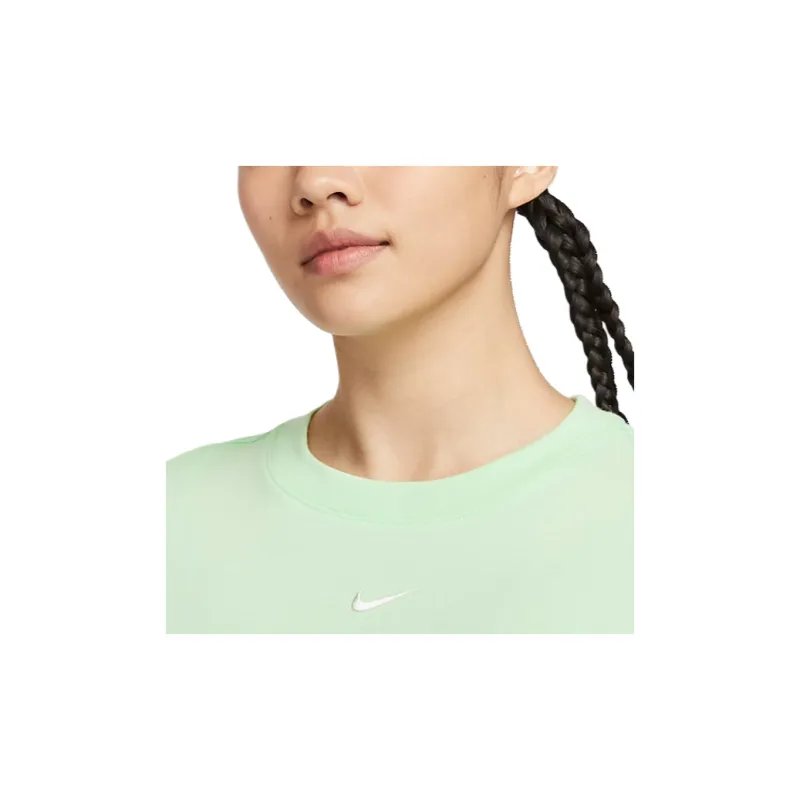 Nike Sportswear Essentials Series Short-Sleeved Dresses Women's Vapor Green-3