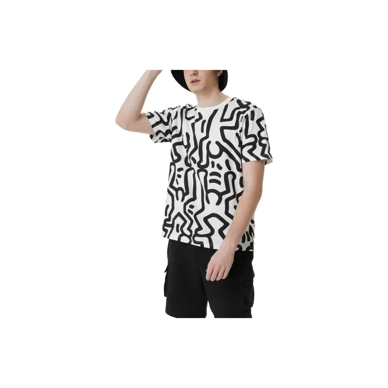 Keith Haring X GAP T-Shirts Unisex White-3