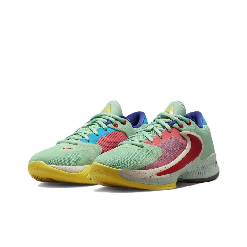 Nike Zoom Freak 4 SE GS 'Enamel Green'-2