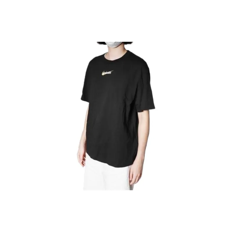 Nike Regular T-Shirt Women's Black Gold-2