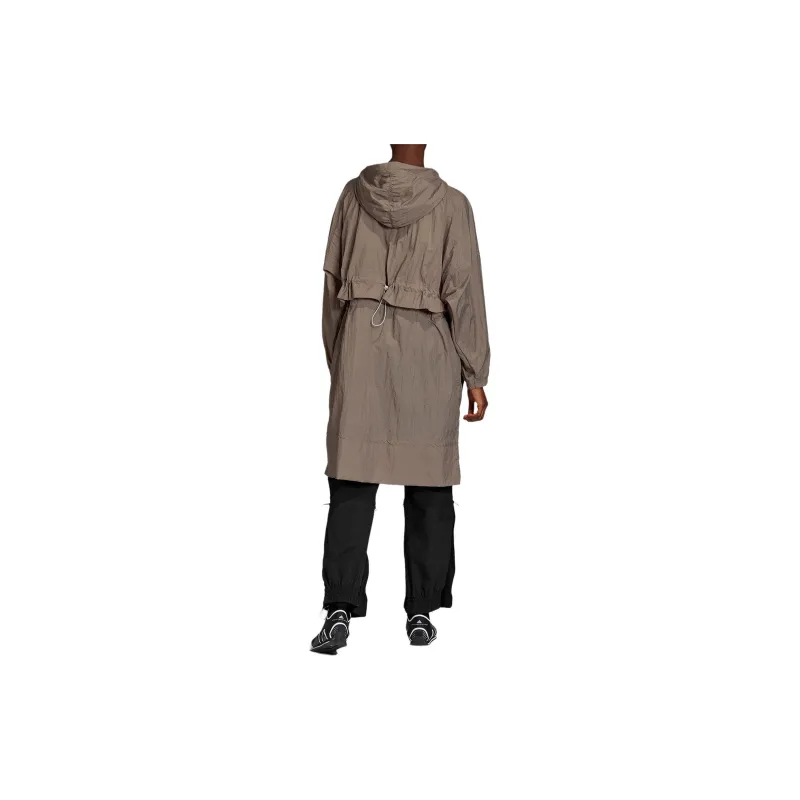 Adidas Trench Coat Women's Brown-3