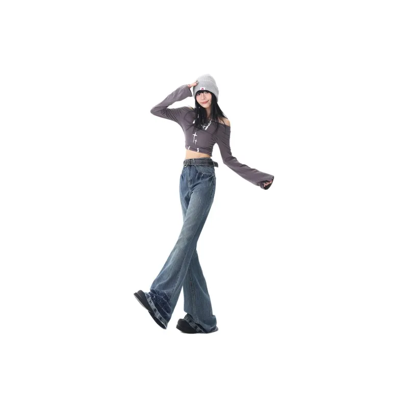 Kazakhstan Jeans Women's Vintage Blue-3