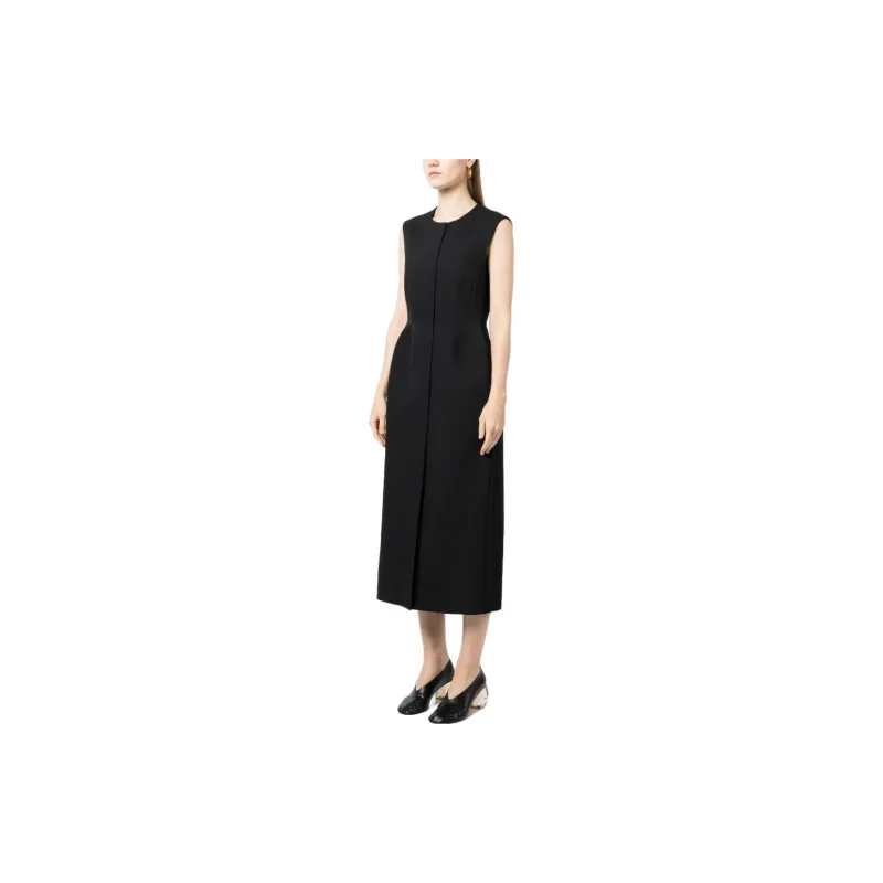 THE ROW Effie Sleeveless Vest Dress-3