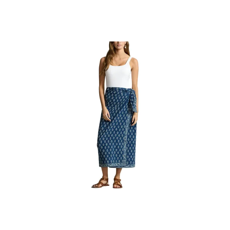 Polo Ralph Lauren Geometric pattern Print Cotton Skirt-1