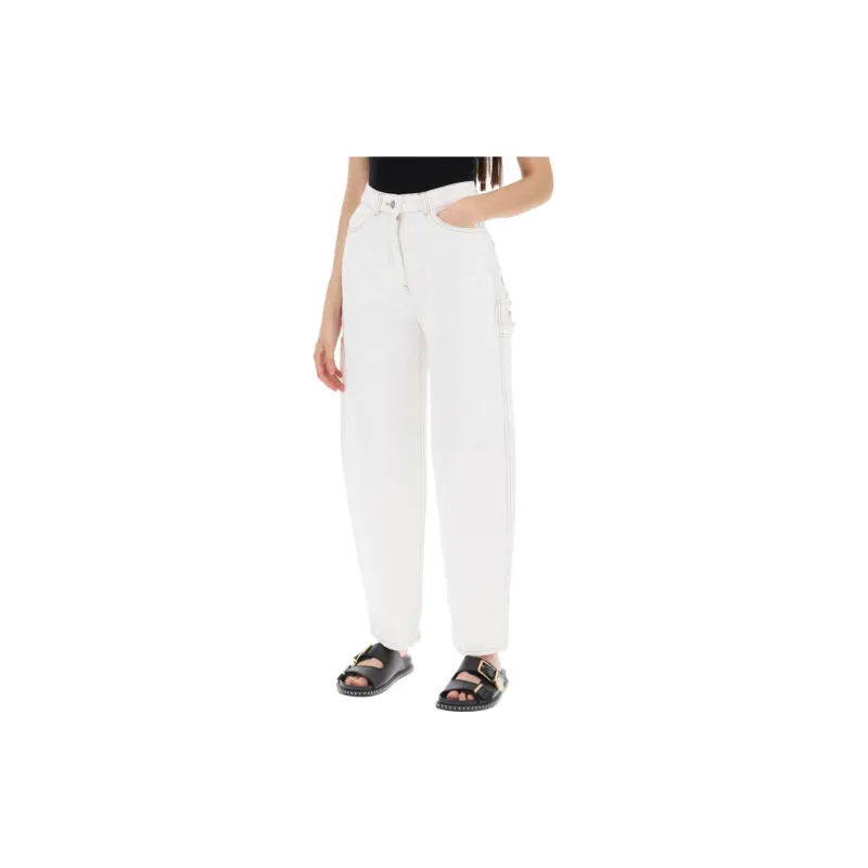 Saks Potts Jeans Women's White-3