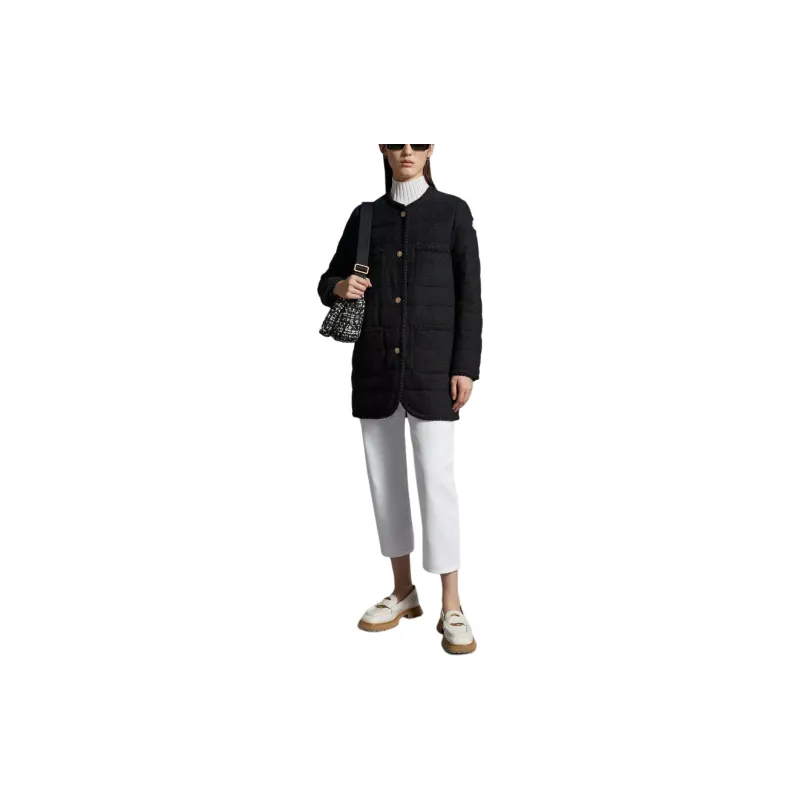 Moncler Jackets Coats Women's Black-1