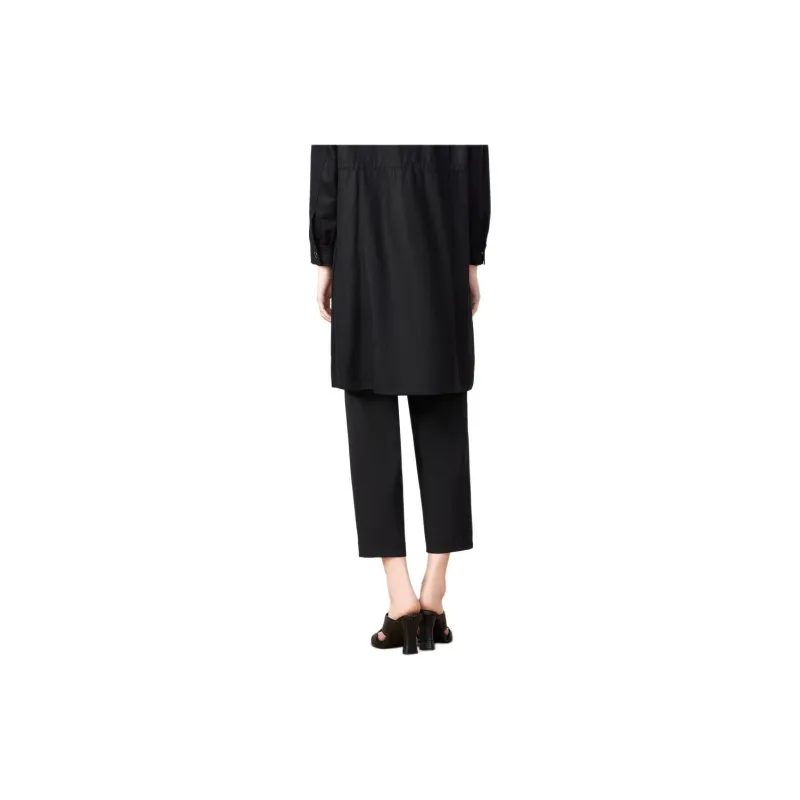 JZ. ANNAKRO Casual Pants Women's Plain Black-1