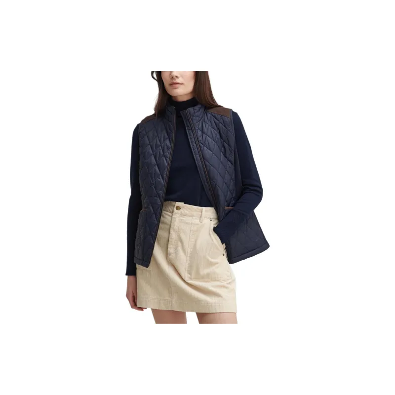 BARBOUR SS24 Puffer Jacket Women's Marine Blue-3