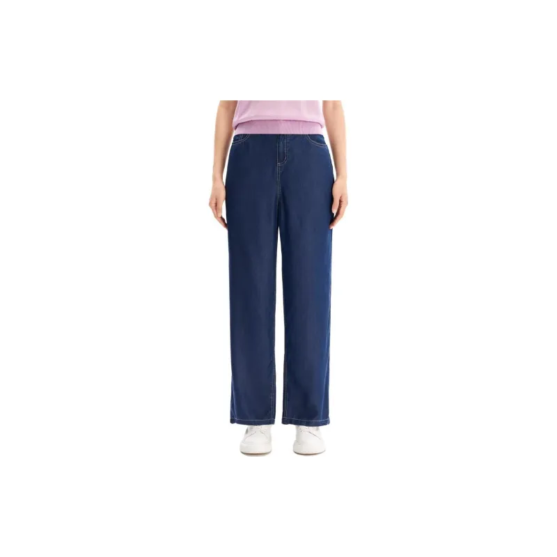 XII BASKET Jeans Women's Dark Blue-1
