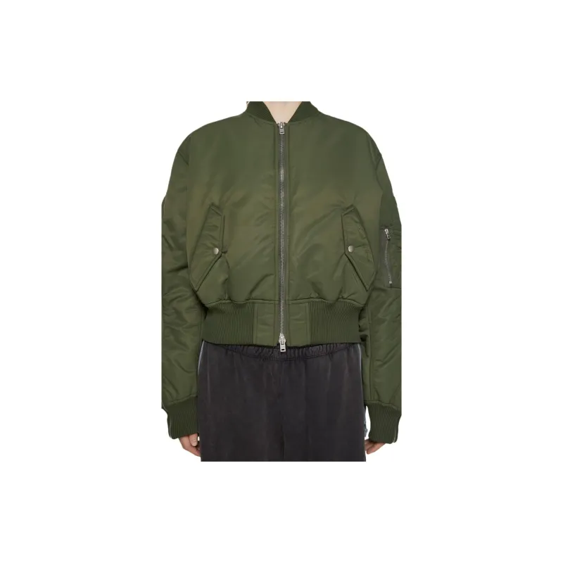 Acne Studios SS24 Jackets Coats Women's Olive Green-2