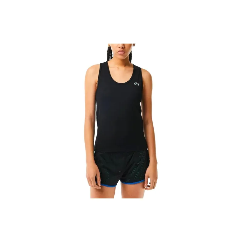 LACOSTE Tank Tops Women's Black-2