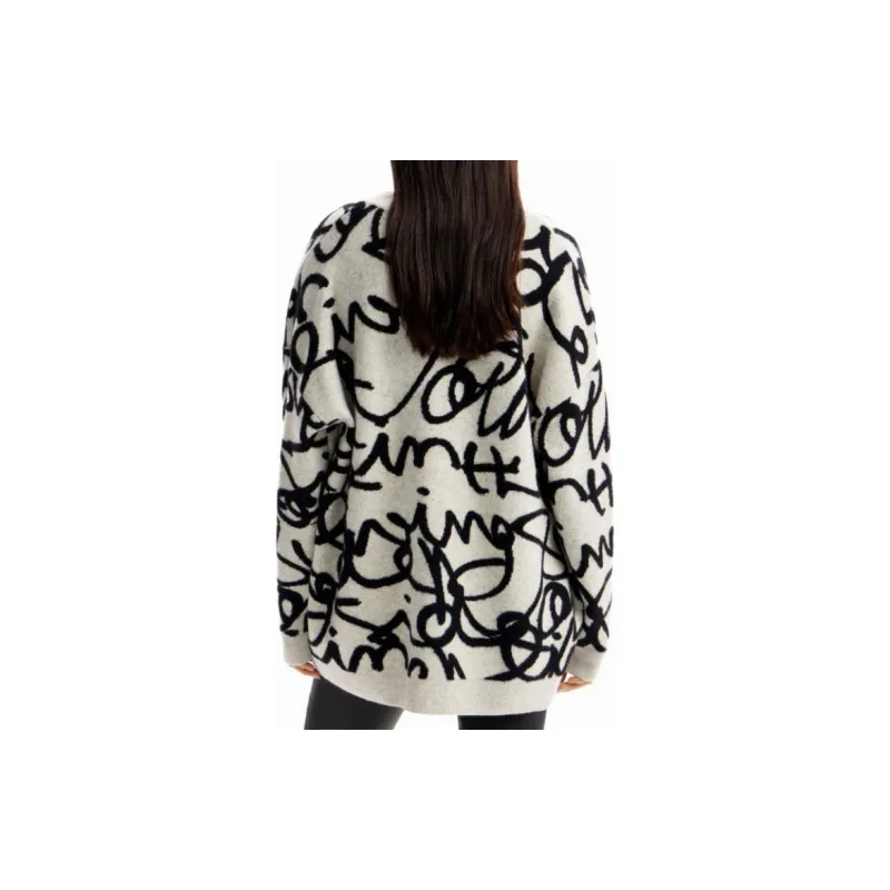 Desigual Knitwear Women's Gray-3