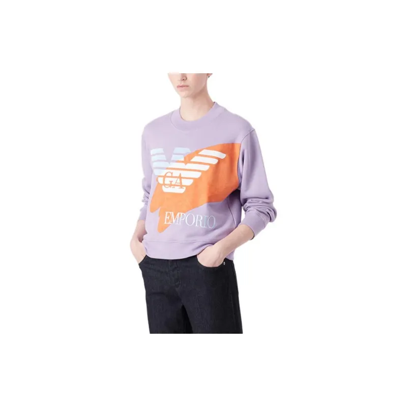 EMPORIO ARMANI Sweatshirts Women's Purple-1