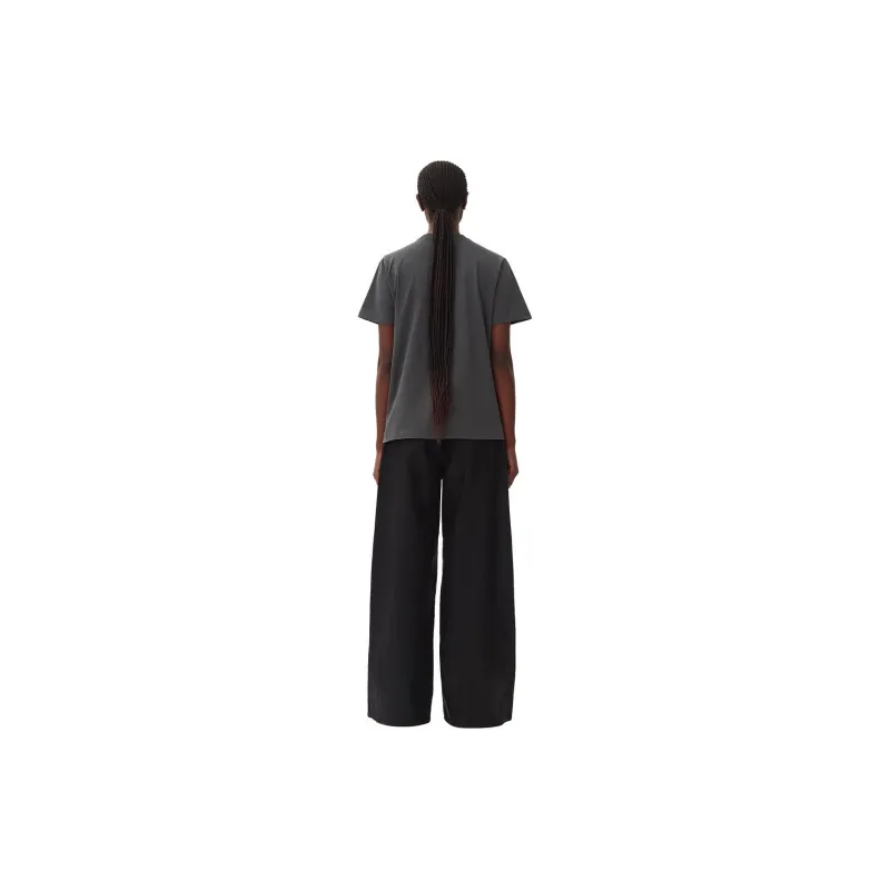 GANNI SS24 Regular T-Shirt Women's Volcanic Gray-2
