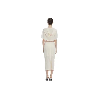 VICTORIA ALLEN Casual Long Skirts Women's Apricot