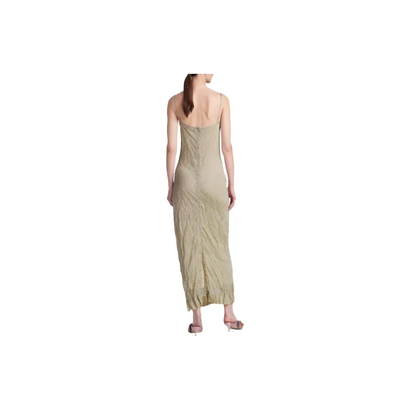 ALTUZARRA Peggy Crinkled Slip Dress-2