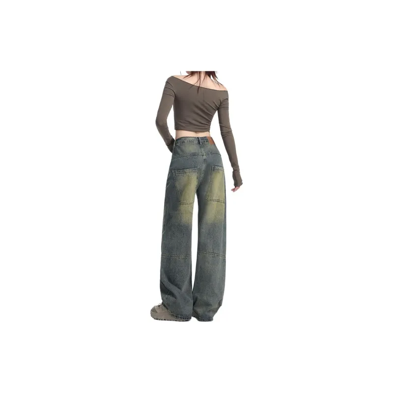 SONGS ALONG Jeans Women's Vintage Blue-1