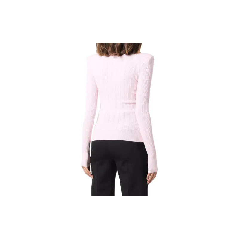 BALMAIN Embossd buttons Sweater-2